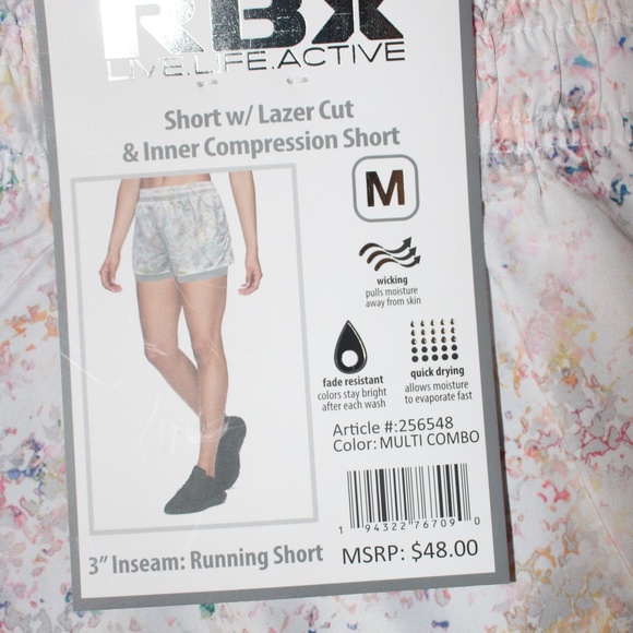 RBX, Live Life Active running shorts - Picture 9 of 10